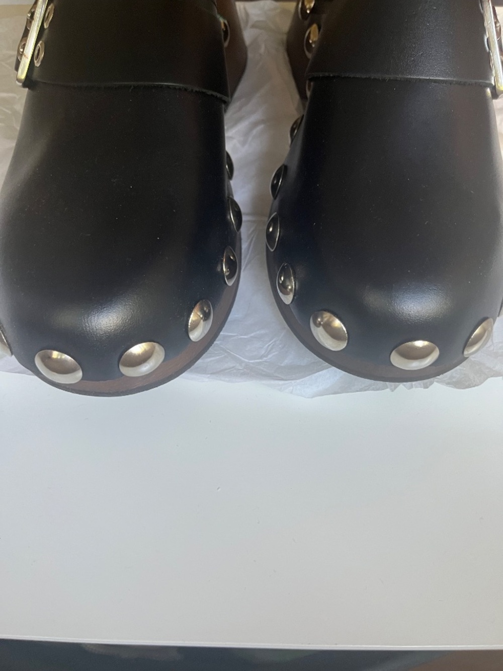 Ganni Black Clogs - NEW - Picture 6 of 9